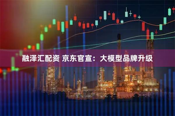 融泽汇配资 京东官宣：大模型品牌升级