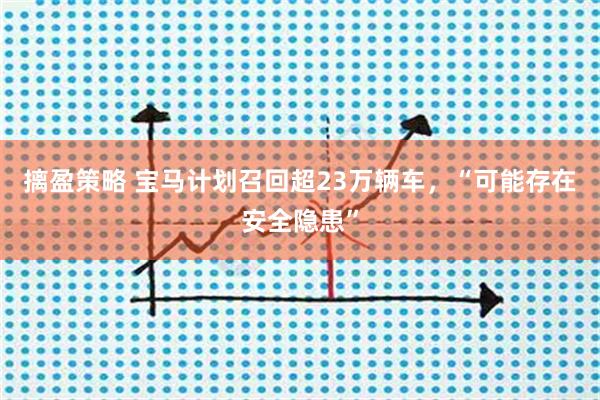 摛盈策略 宝马计划召回超23万辆车，“可能存在安全隐患”