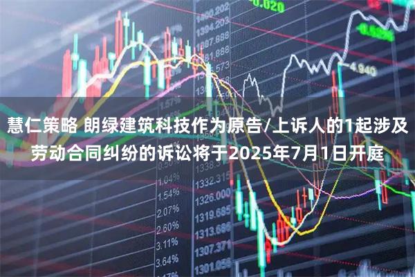 慧仁策略 朗绿建筑科技作为原告/上诉人的1起涉及劳动合同纠纷的诉讼将于2025年7月1日开庭